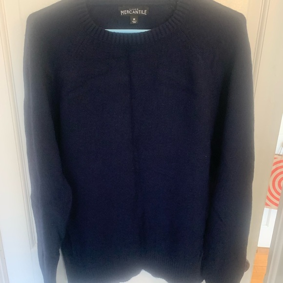 Bundle J Crew Men's Tan Sweater and Navy Sweater - Picture 8 of 10